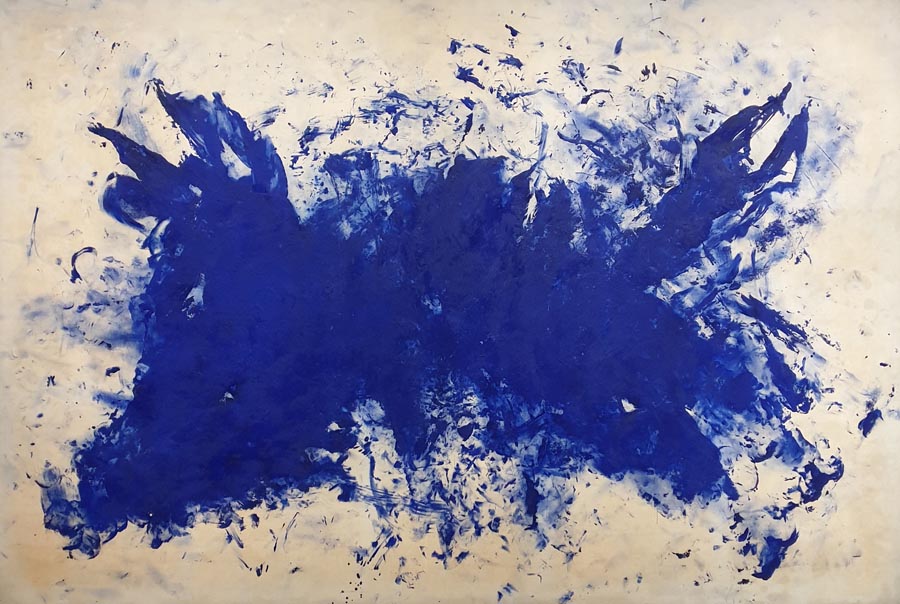 Yves Klein "Grande Anthropophagie bleue, hommage à Tennessee Williams", 1960